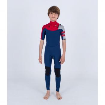 Neoprene Hurley Tuta Zip Libero Maniche Corti Advantage