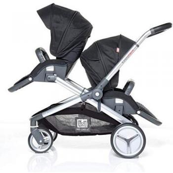 Passeggino Evolutwin Nero Red Castle