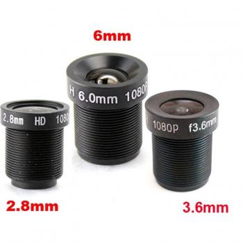 3,6mm M12 Objektiv für CCTV Anwendungen