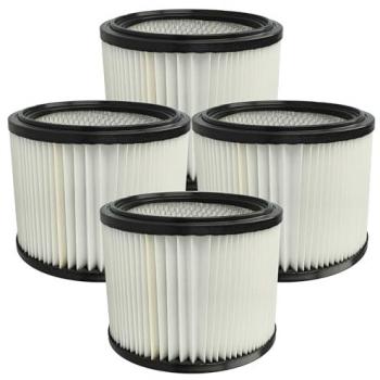 Filtre plissé VHbw 4x – compatible Starmix Energetic APDH‑1430/APDM‑1430, aspirateur sec/humide