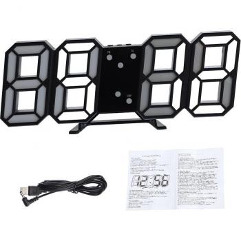 Table Horloge LED Temps et Calendrier Automatique
