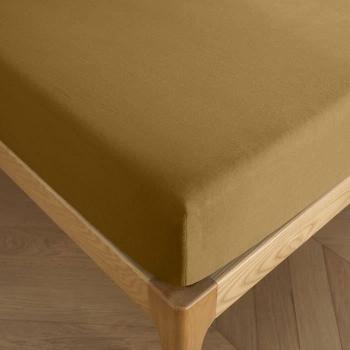 Drap Housse Coton 180 x 200 cm Bonnet 30 cm