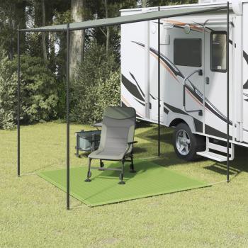 200x200 cm Light Green Tent Carpet HDPE