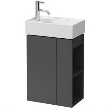 LAUFEN Kartell Waschtisch-Unterschrank, 1 Tür, schiefergrau, 44x60x27cm