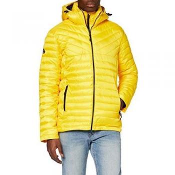 Superdry Desert Alchemy Fuji Jacket, Yellow (Autumn Ochre Dq7), M for Men