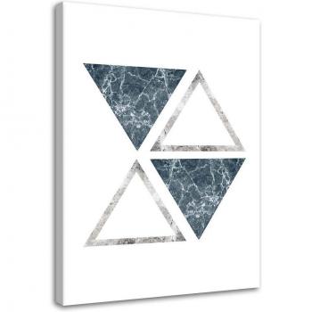 Canvas Mármol Triangular 40x60
