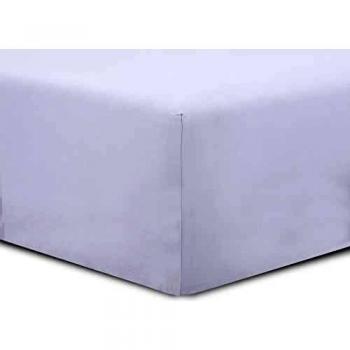 Fodera Lenzuolo Bianco 160 x 200 cm 100% Cotone con Angoli