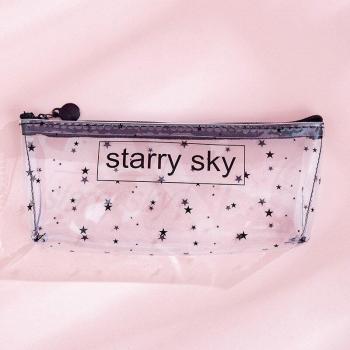 Heart and Star Design Pencil Case