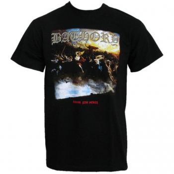 T‑Shirt à manches courtes Bathory – Blood Fire Death, tailles S à XXL, noir