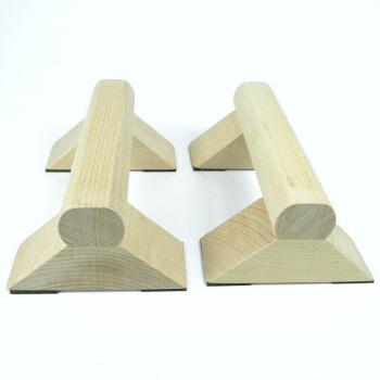 Soportes de madera para ejercicios de push up