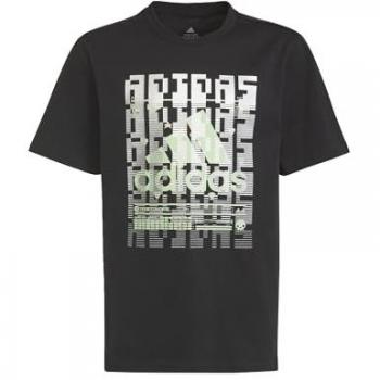 Adidas Schwarz Gaming T-Shirt für Kinder 140