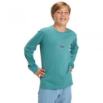 Quiksilver Ev Swell Ovation Langärmliges T-Shirt für Jungs – 8–16 Jahre, Grün