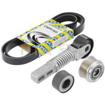 Kit de courroies trapézoïdales et galets SNR KA855.08 pour RENAULT MEGANE 1