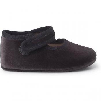 Ballerines Enfant Gris avec Fermeture Velcro
