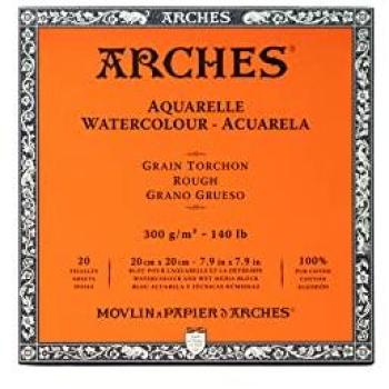Arches 300g Akvarellblock 20x20 cm
