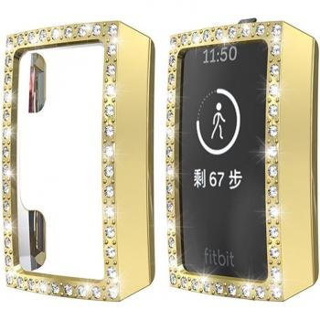 Bling Diamond Plating Bumper for Fitbit Charge 4/3