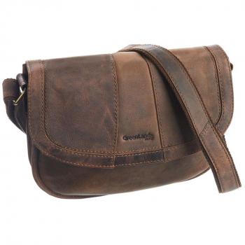 Leder Crossbody Bag Greenland Nature – Montenegro Edition, 27 cm