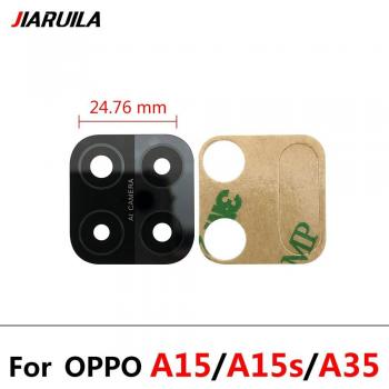 10Pcs Rear Camera Lens with Adhesive for Oppo A1k A5S A7 A8 A9 A15 A15s A16 A35 A52 A53 A54 A74 A93 F9 F11 Pro