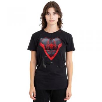 Marvel Miles Morales Spider‑Man T‑Shirt – Black