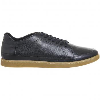 Original Penguin Herren Sneaker Schwarz Black Leather – Sportlich Eleganz