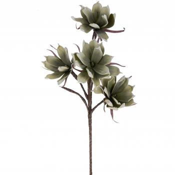 Magnolia Verde 95 cm – Set Artificiale 4 Fiori (Giordanoshop)