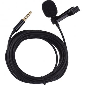 Micrófono de solapa Ammoon K05 con conector Tipo-C y cable de 3m