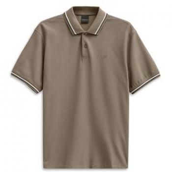 Poloshirt für Herren in Taupe