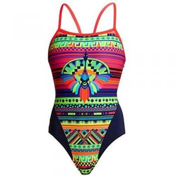 Offener Rücken Funkita Damen Badeanzug V‑System 42
