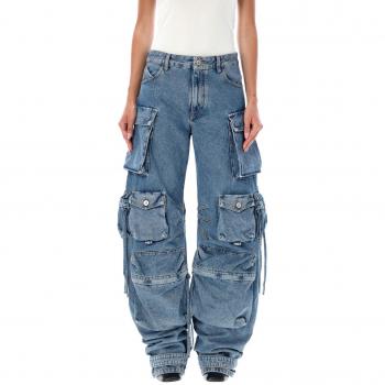 The Attico Loose-fit Jeans for Women in Blue | Size W26 | Light Blue Fern Jeans