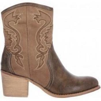 Bottines en cuir LILY 25 Beige Chika 10