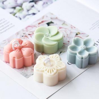 Velas en Forma de Sakura Creativas