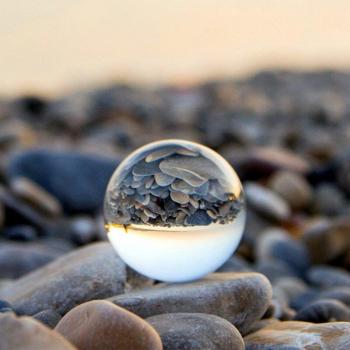 80mm Clear Glass Crystal Ball