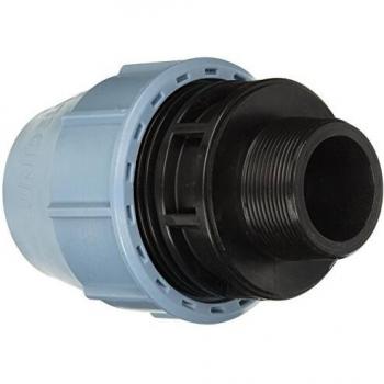Adaptateur mâle polypropylène Ø63 mm, 2 segments – Unidelta
