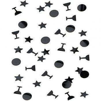 Élégance Sombre Confetti