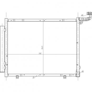 NRF 350482 Klimakondensator für PKW-Modelle von Ford