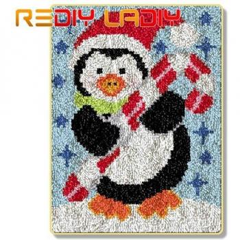 Acrylic Yarn Tractor Latch Hook Mat