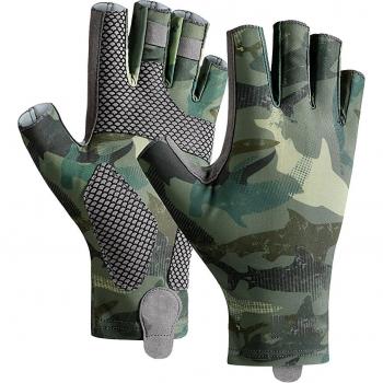CoolSatin – Gants Antidérapants Demi‑Doigt