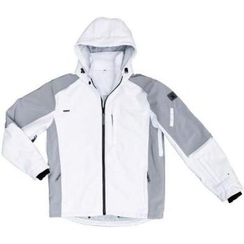 Giacca Softshell Inverno XL in Bianco e Grigio