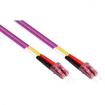 Kabelmeister Cavo Patch 2 m OM4 LC/LC – Fibra Ottica Multimodale