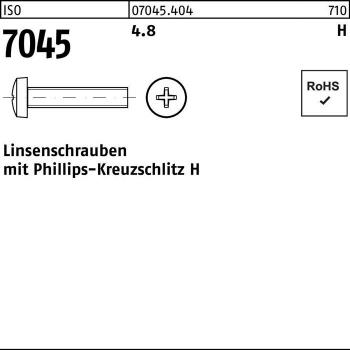 Reyher Flachkopfschraube ISO 7045 PH M3 x 5