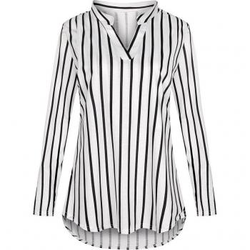 Striped Maternity Nursing Shirt