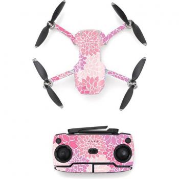 Mavic Mini Drone Floral Vinyl Sticker and Remote Controller Cover