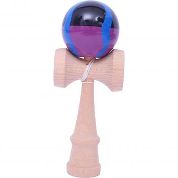 Kendama de madera con colores impresos