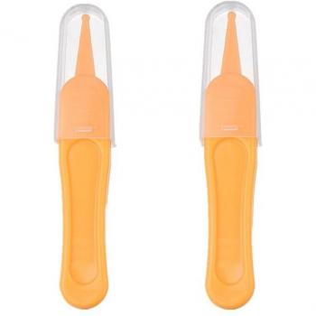 2-Pack Baby Cleaning Tweezers for Earwax and Booger