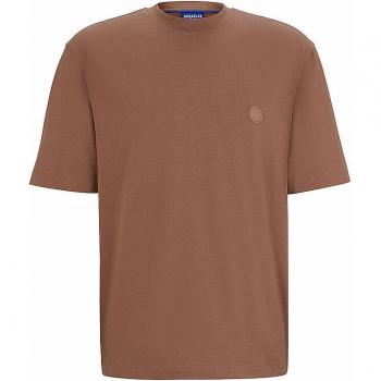 T-shirt Hugo Niley Blu Marrone XS Uomo