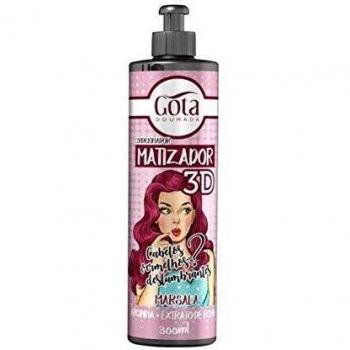 Gota Dourada Acondicionador Matizados 3D Marsala 300ml
