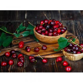 Crystal Mosaic Fruit Embroidery Art
