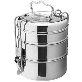 Stainless Steel Insulated 3-Tier Dabba
