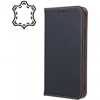 Cover di Lusso OEM Smart Pro in Pelle Nera per Galaxy S8+