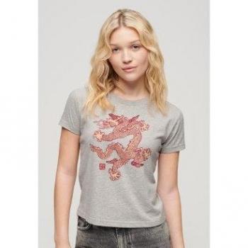 Komodo Drache Herren‑T-Shirt Superdry (grau, XL)